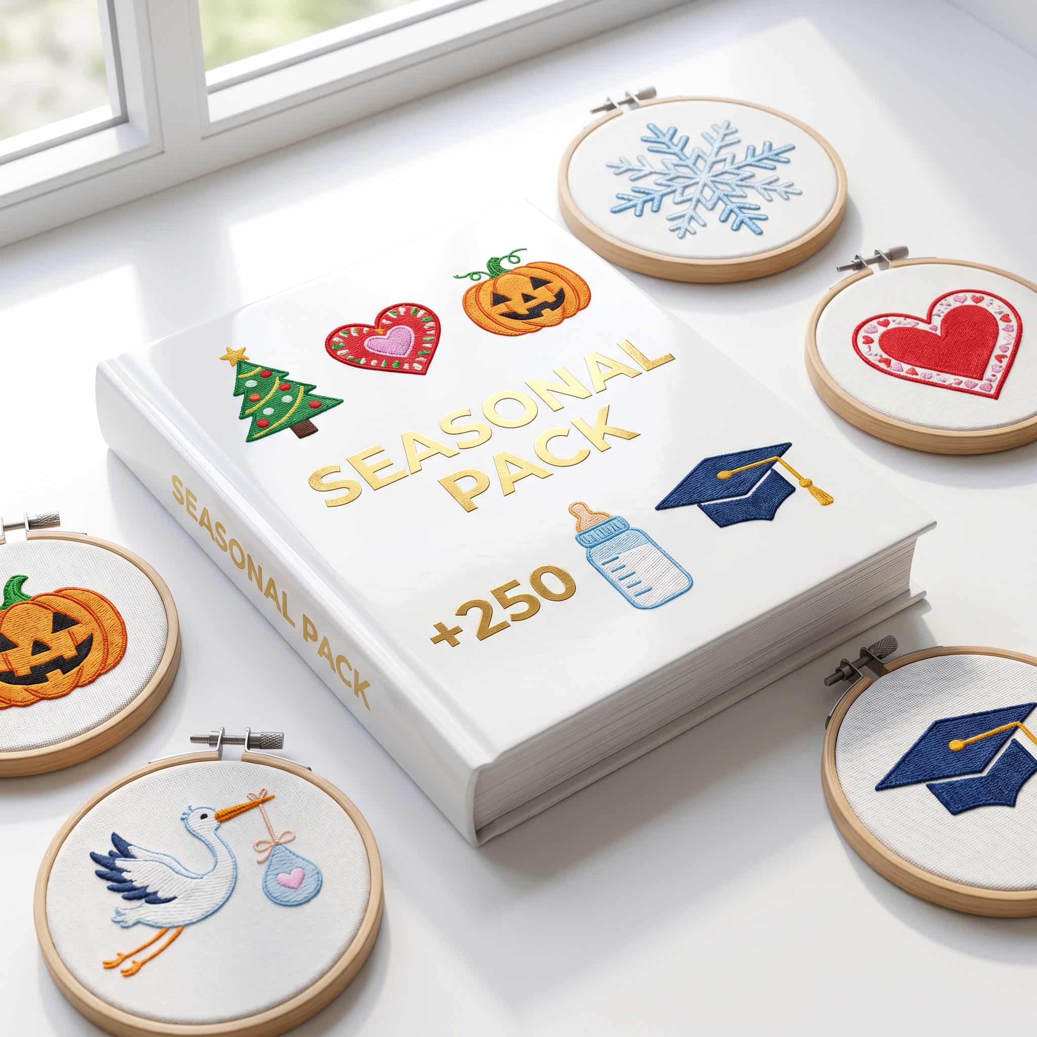 Das Komplette Saison-Paket — +250 Saisonale Designs